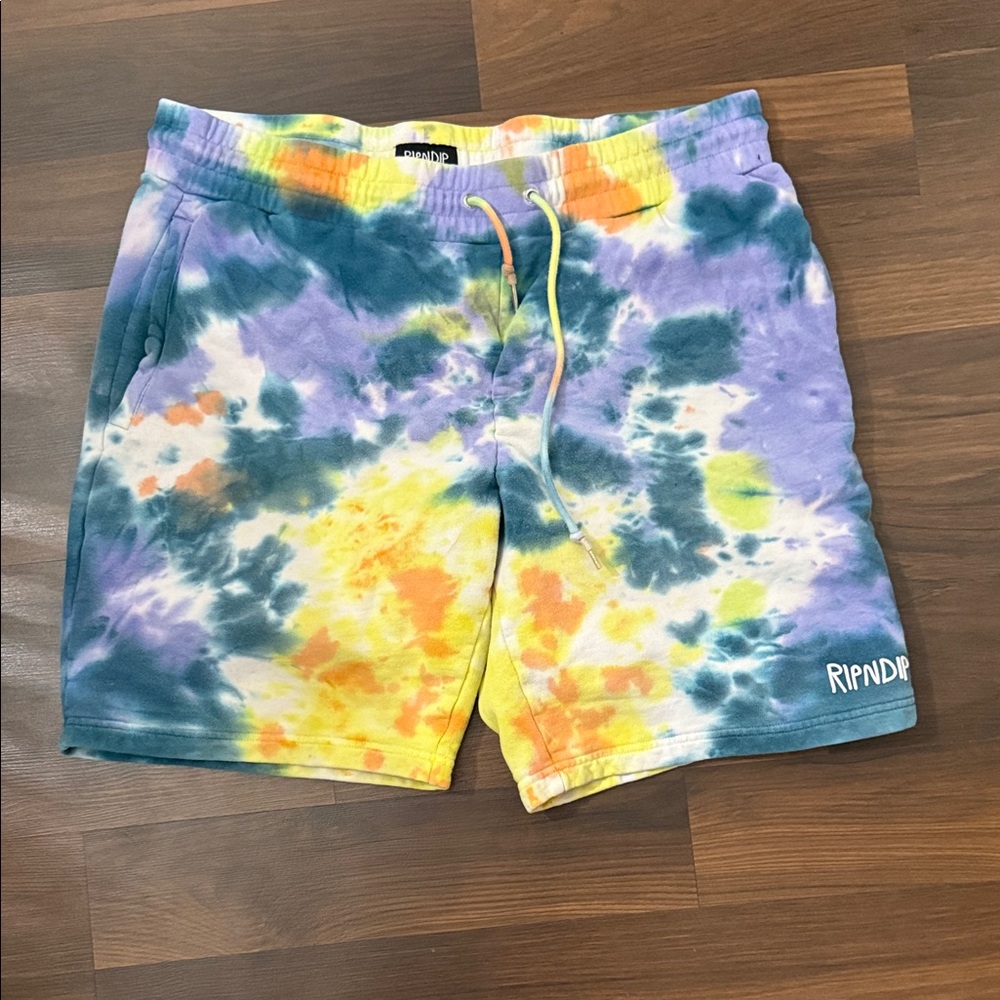 Ripndip Colorful Tie-Dye Athletic Shorts